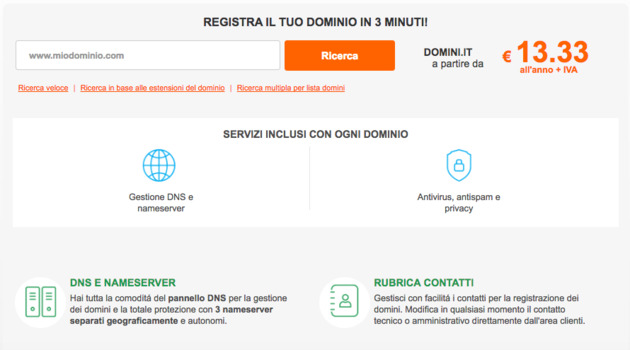 Come comprare dominio