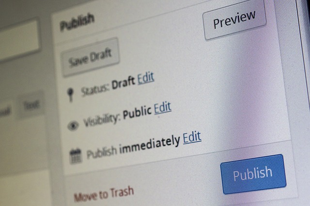 wordpress pagine