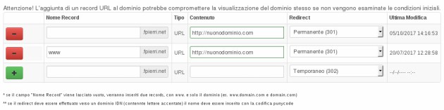 come fare un redirect