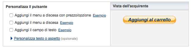personalizzare pulsante