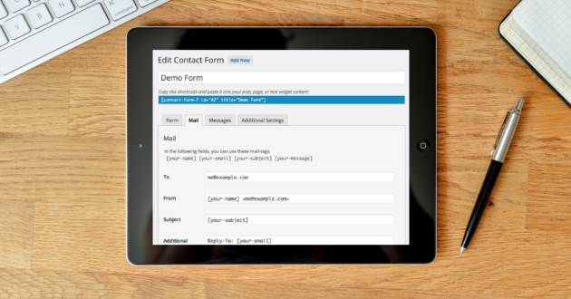 Contact Form 7 non funziona