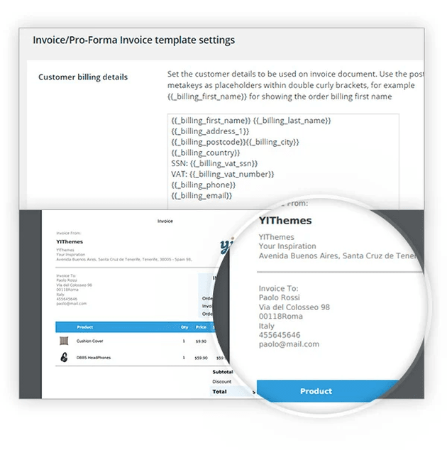 YITH Woocommerce Invoice