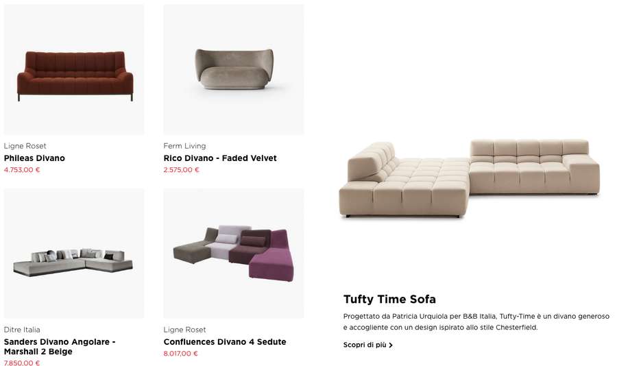 ecommerce di design