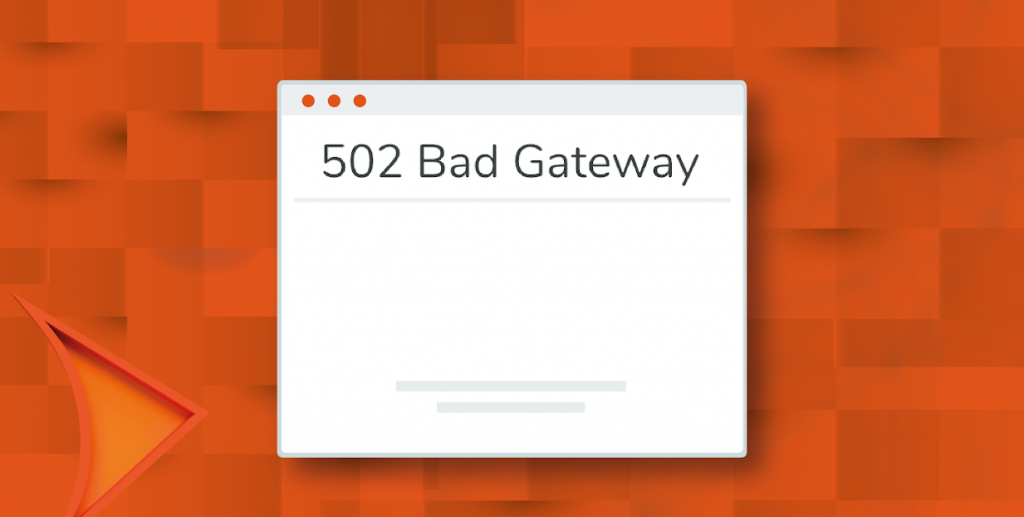 Cos'è un errore 502 bad gateway?