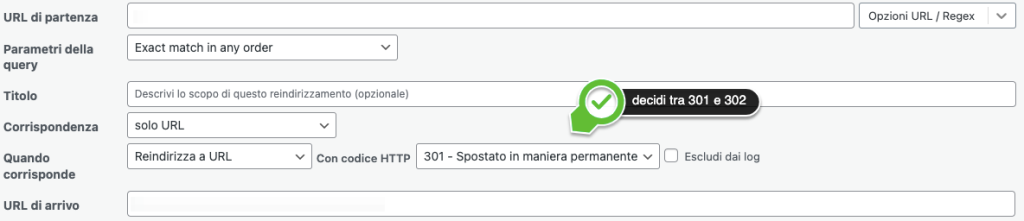Come fare redirect 302 in modo semplice