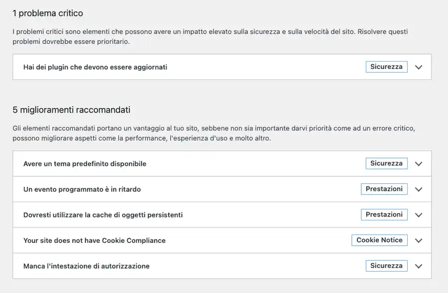 sicurezza sito web