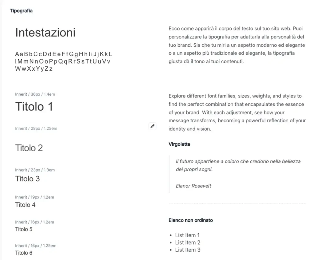 Usa la funzione Personalizza del portale