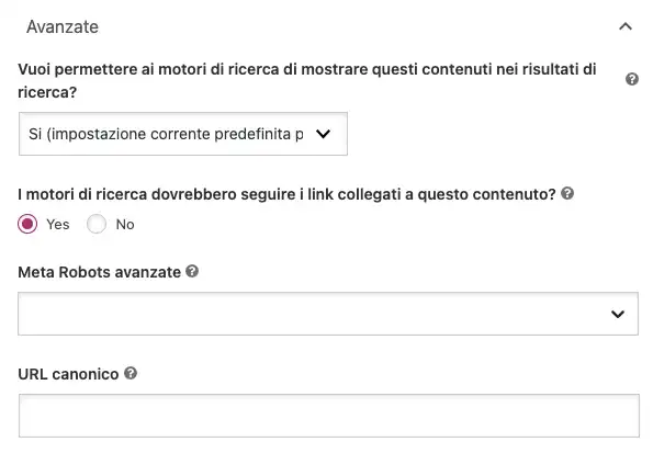 Come mettere il noindex a una pagina