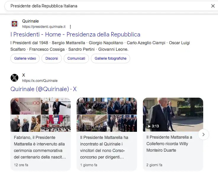 mattarella su X